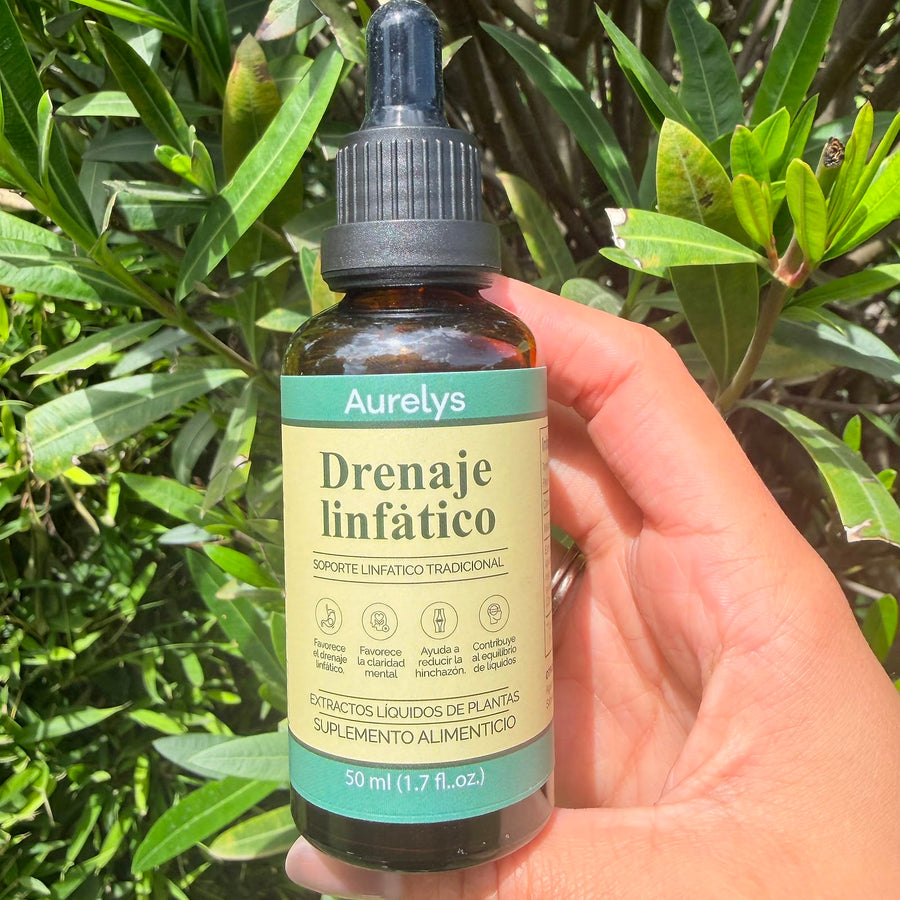Drenaje linfático - gotas de extracto herbal